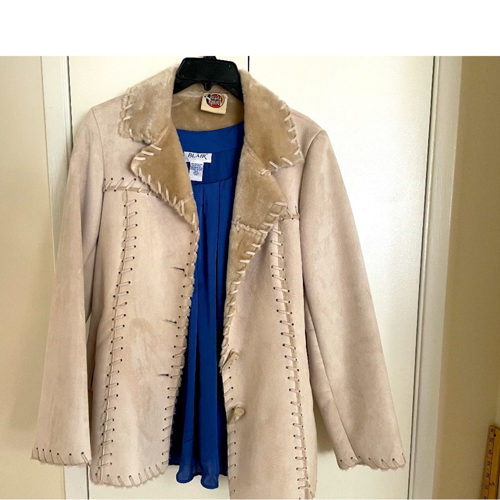 Kulu Spirit tan jack faux leather warm cozy size M